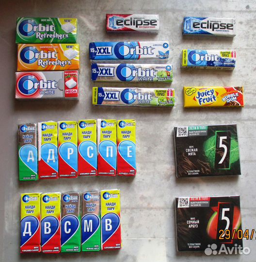 Личная коллекция жвачки