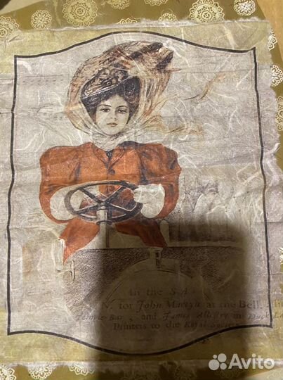 Рисовая карта для декупажа