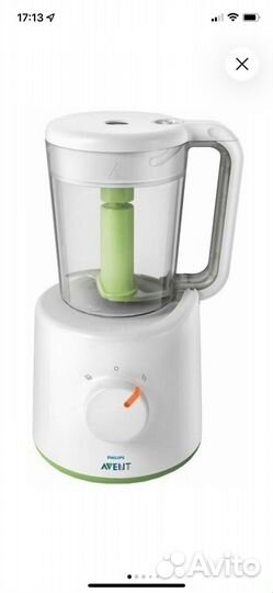 Пароварка блендер avent