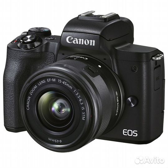 Фотоаппарат Canon EOS M50 Mark II Kit черный 15-45