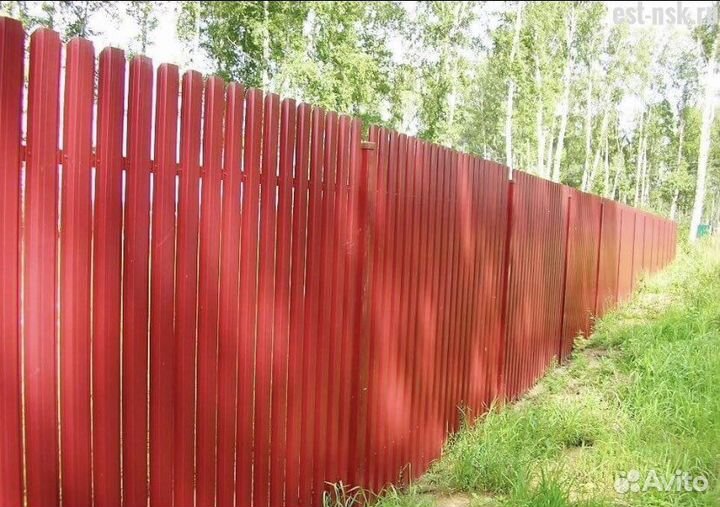 Забор из профлиста