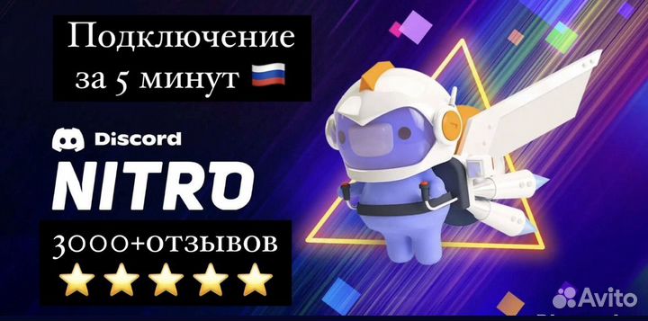 Discord Nitro Basic/Full подписка (12 месяцев)