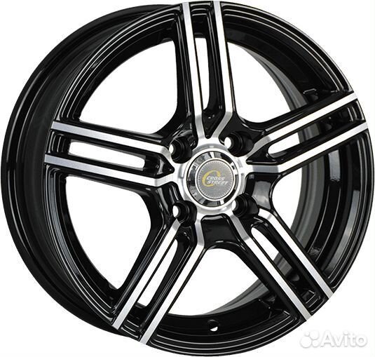 R15 4x100 6J ET50 D60,1 Cross Street Y3177 BKF