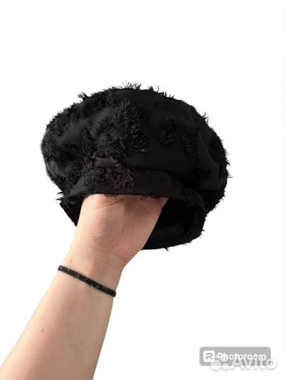 Берет женский с кружевом