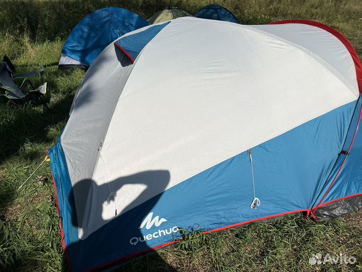 Палатка quechua arpenaz 3xl fresh & black