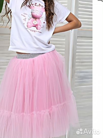 Юбка нарядная, новая, р. 158