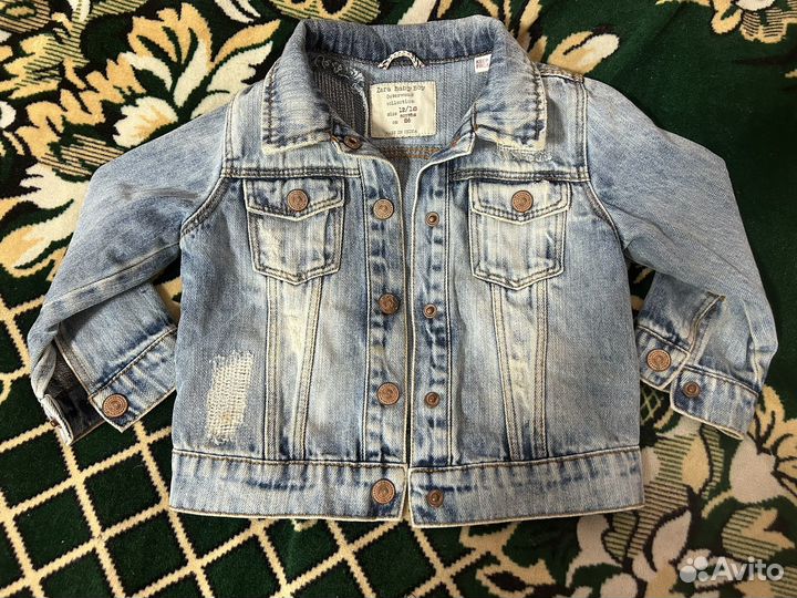 Джинсовая куртка для мальчика zara
