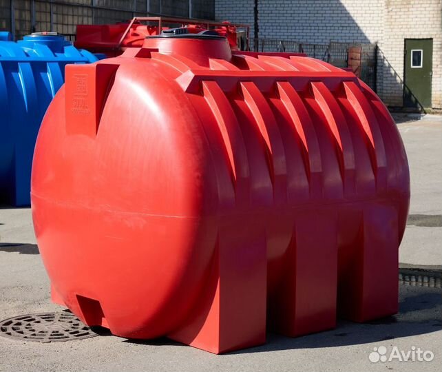 Бочка горизонтальная усиленная PT GLU 2000