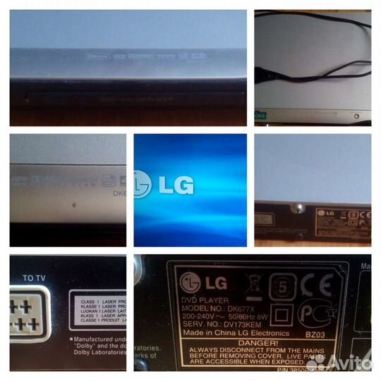 Dvd плеер с караоке LG элджи DK677X