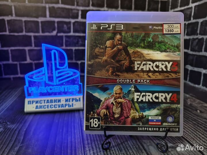 Far cry 3/ far cry 4 ps3 2в1