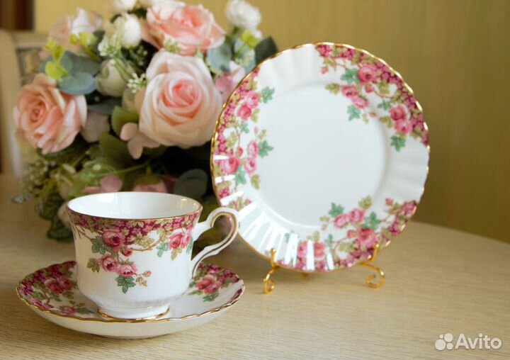 Чайное трио Англия винтаж редкий