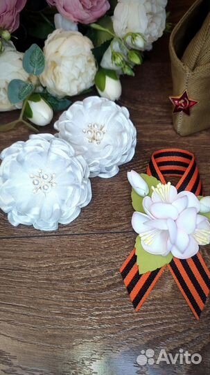 Патриотические бантики, галстук, георгиевские лент