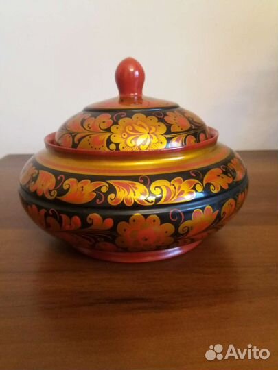 Сахарница хохлома, новая