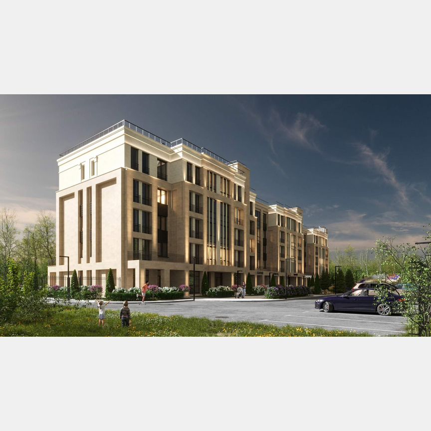 1-к. квартира, 52,5 м², 2/5 эт.