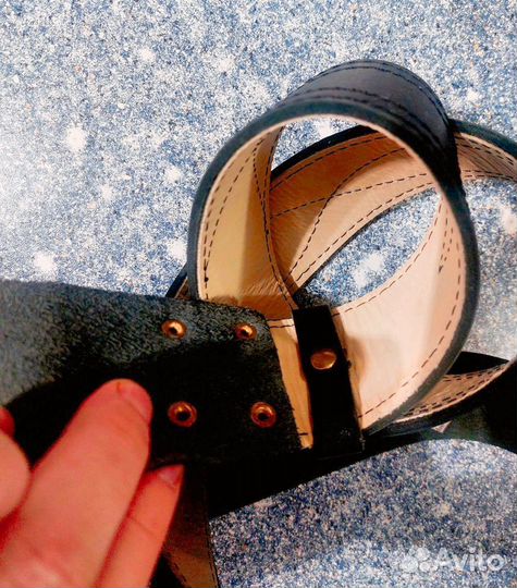 Ремни офицерские с подкладом