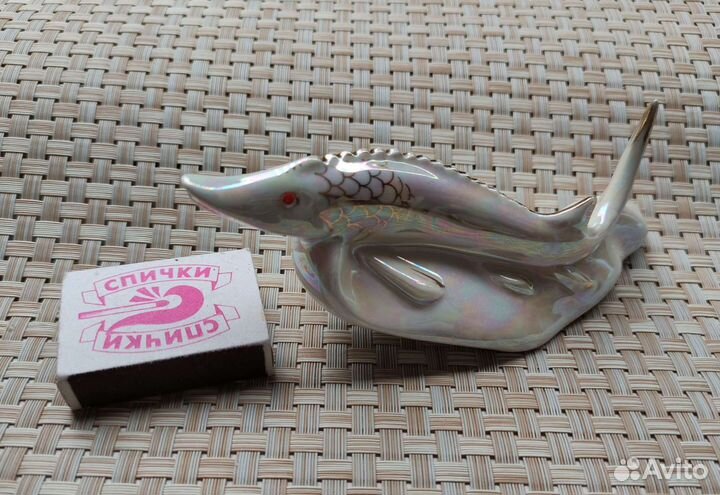 Статуэтка рыба, щука, осётр, СССР