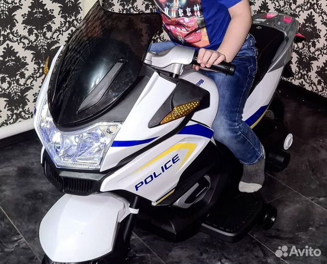 Детский электромотоцикл от 3 лет