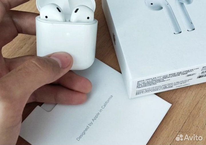 Airpods 2 premium (Гарантия + Чехол )