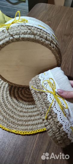 Корзинки джутовые ручной работы