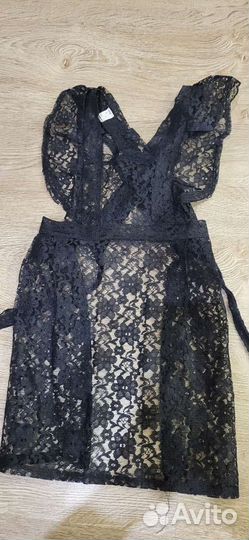 Школьный фартук черный