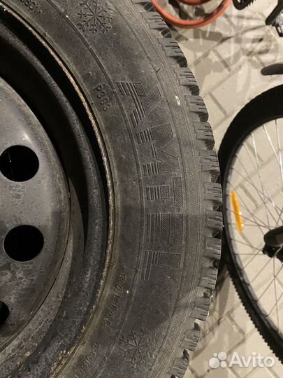 Колеса в сборе r14 зимние на ваз