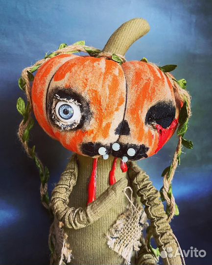 Декор на хеллоуин. Тыква на хэллоуин