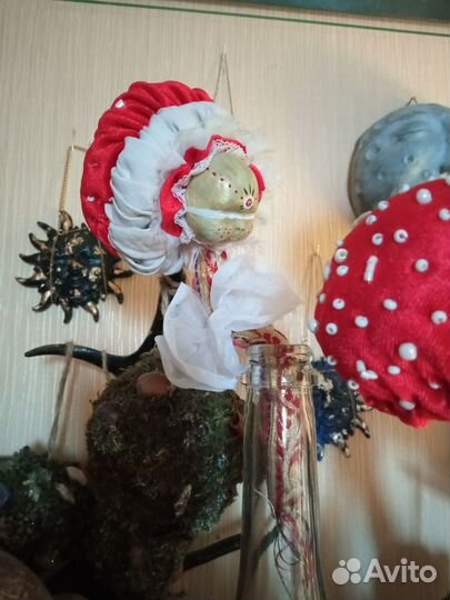 Мухомор авторская игрушка