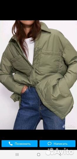 Куртка рубашка zara