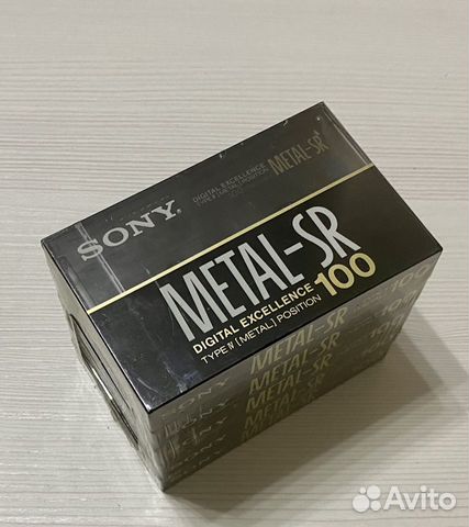 Блок новых аудиокассет Sony Metal SR 100