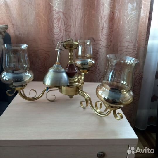 Люстра потолочная бу советского периода (80года)