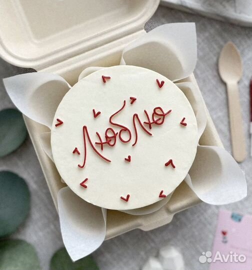 Бенто торт 14 февраля