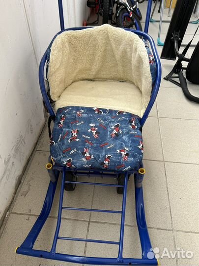 Коляска санки