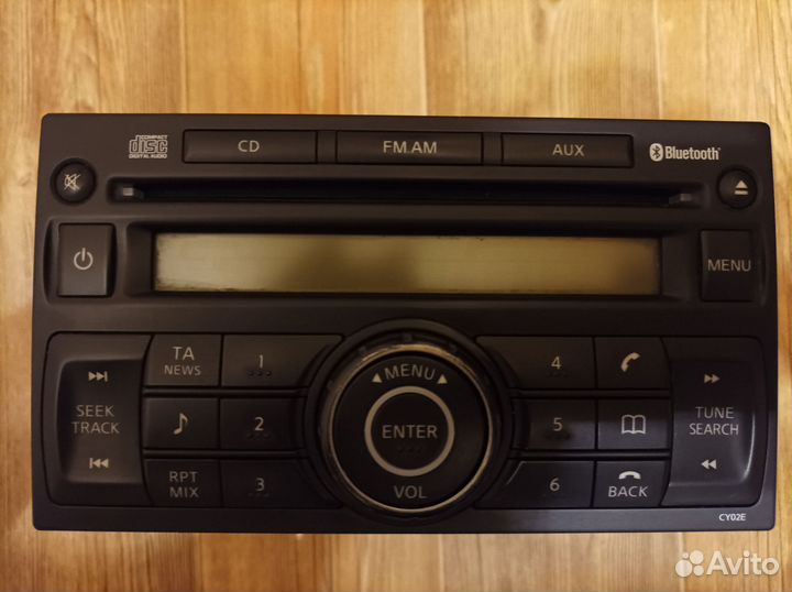 Штатная магнитола Nissan note e11