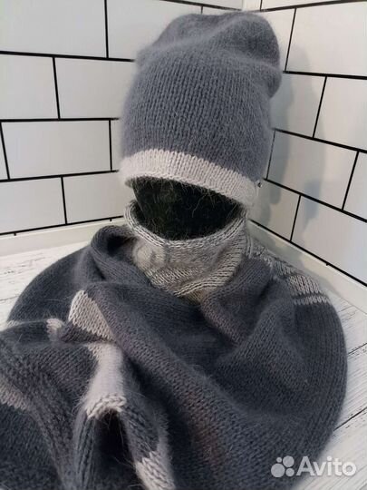 Комплект шапка и шарф