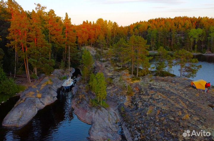Поход под парусом по Ладоге, 7 дней