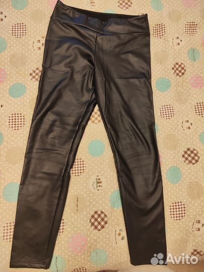 Брюки кожаные