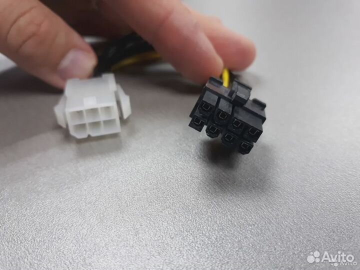 Переходник c PCI-eX 6 pin на PCI-eX 8 pin