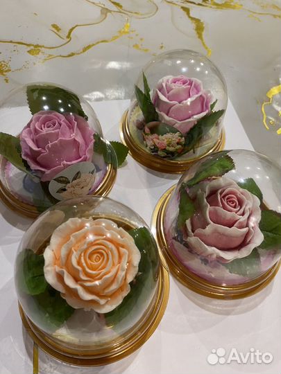 Индивидуальные розочки из мыла