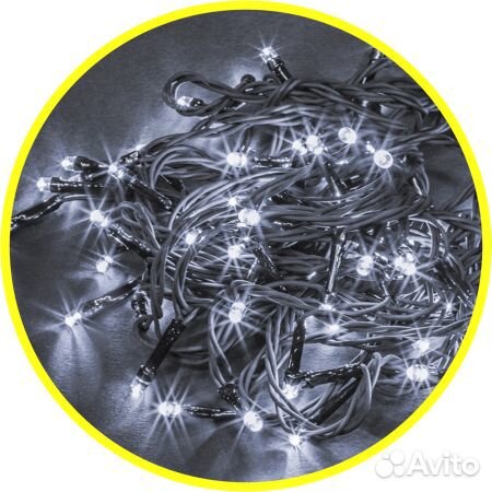 Гирлянда Navigator 61805 NGF-S01-100CW-5-6.5m-230