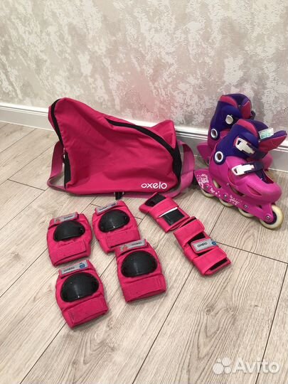 Роликовые коньки детские раздвижные