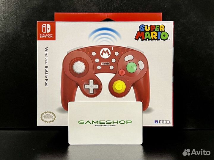 Switch: Hori Беспроводной контроллер Mario