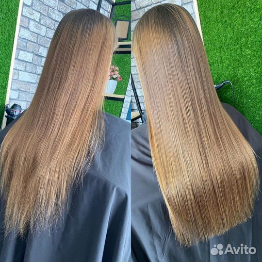 Кератиновое выпрямление