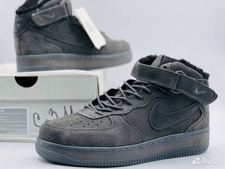 Кроссовки Nike Air Force 1 Mid Зимние