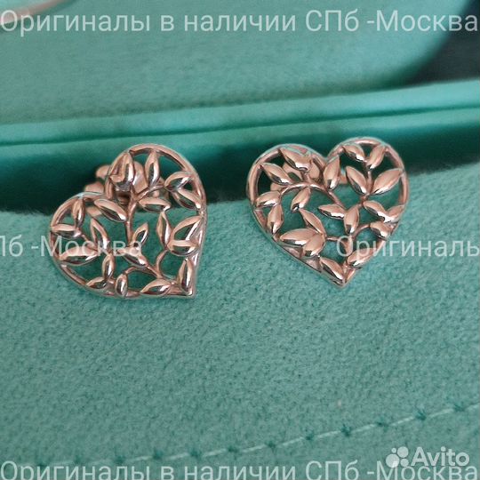 Tiffany Серьги Оригинал Новые