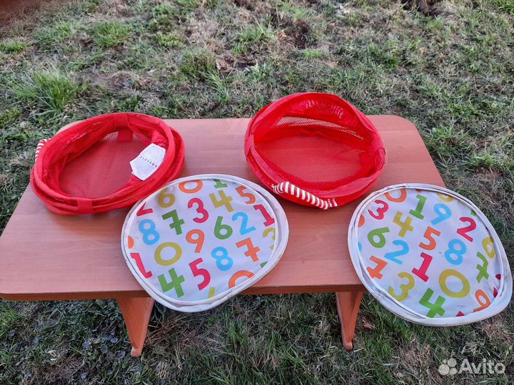 Икеа 2 сетчатые детские корзинки, игровая труба