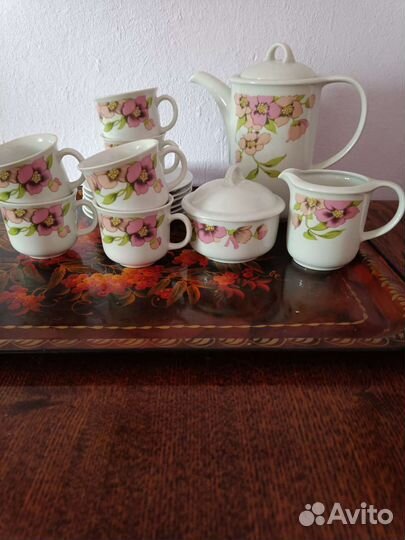 Кофейный сервиз Германия Ильменау