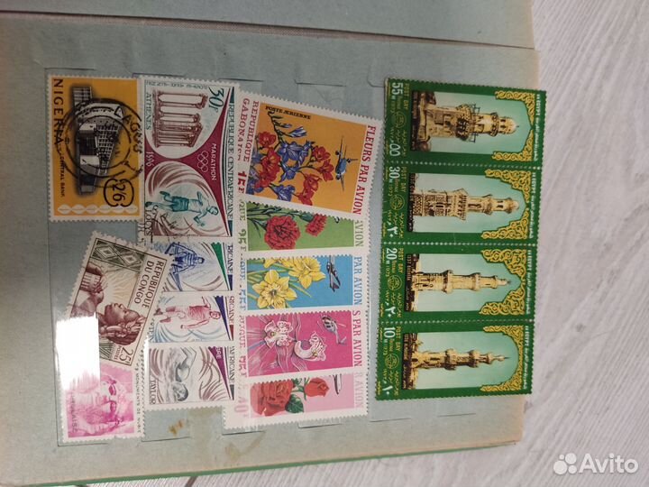 Альбом марок коллекционные марки иностранные СССР