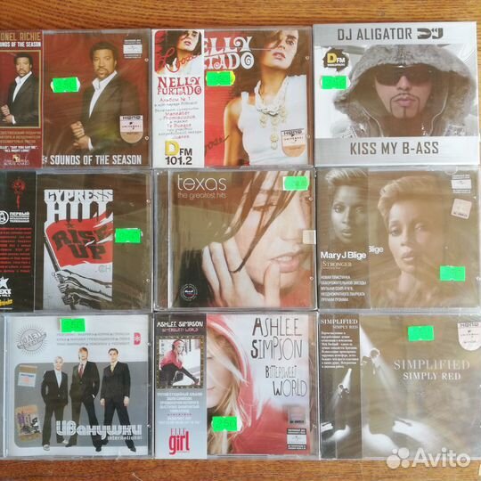 Музыкальные CD диски,новые