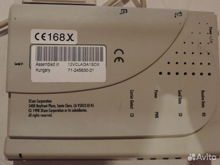 Модем U. S. Robotics 56K Faxmodem