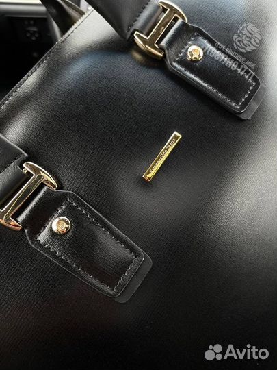 Мужской кожаный портфель Ermenegildo Zegna